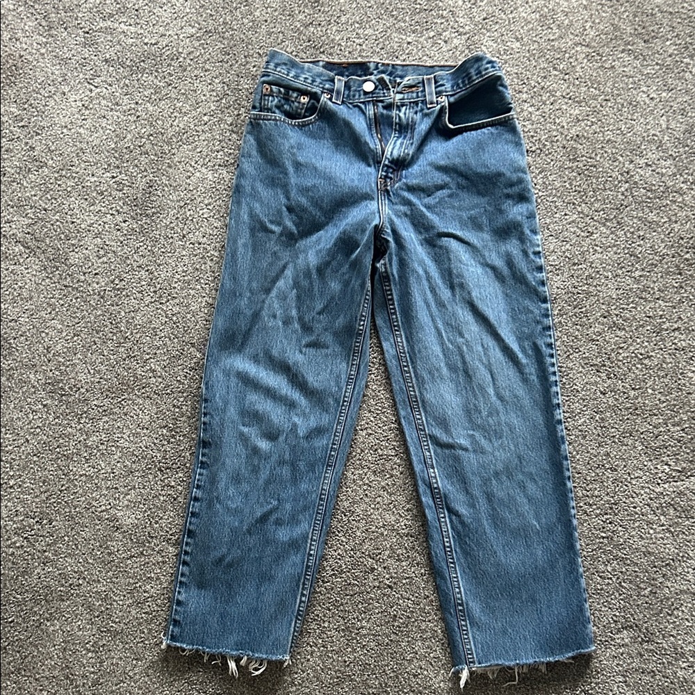 Levi's 560 Straight Leg Denim in Medium Blue